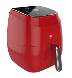 Friteuse rouge d'air de Digital de couleur rouge 4 litres, automobile outre de friteuse simple d'air de chef